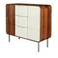 Moderne houten dressoir met lades en strakke lijnen